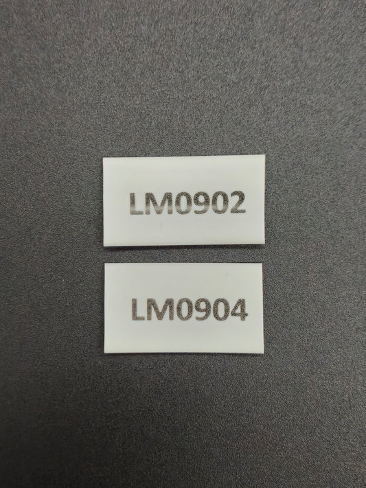 1/2" Heat Shrink -  100 Custom Labels